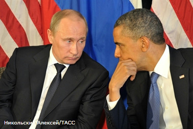 Путин отправил Обаме поздравительную телеграмму