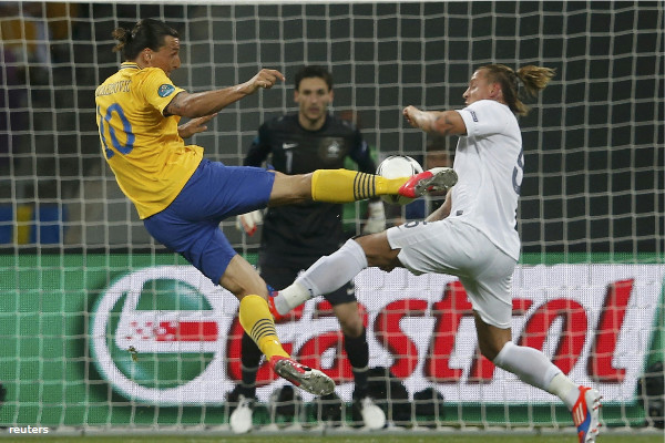 Рис. 5 - Швеция сенсационно обыграла Францию на Евро 2012